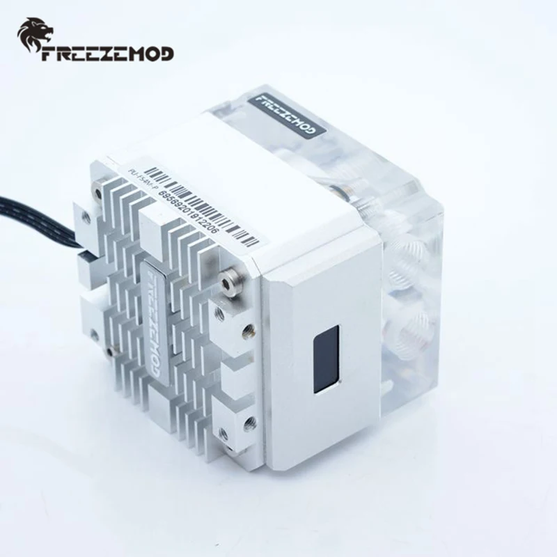 Кулер для воды FREEZEMOD бесшумный насос ШИМ л/ч VA ЖК-дисплей датчик температуры RGB