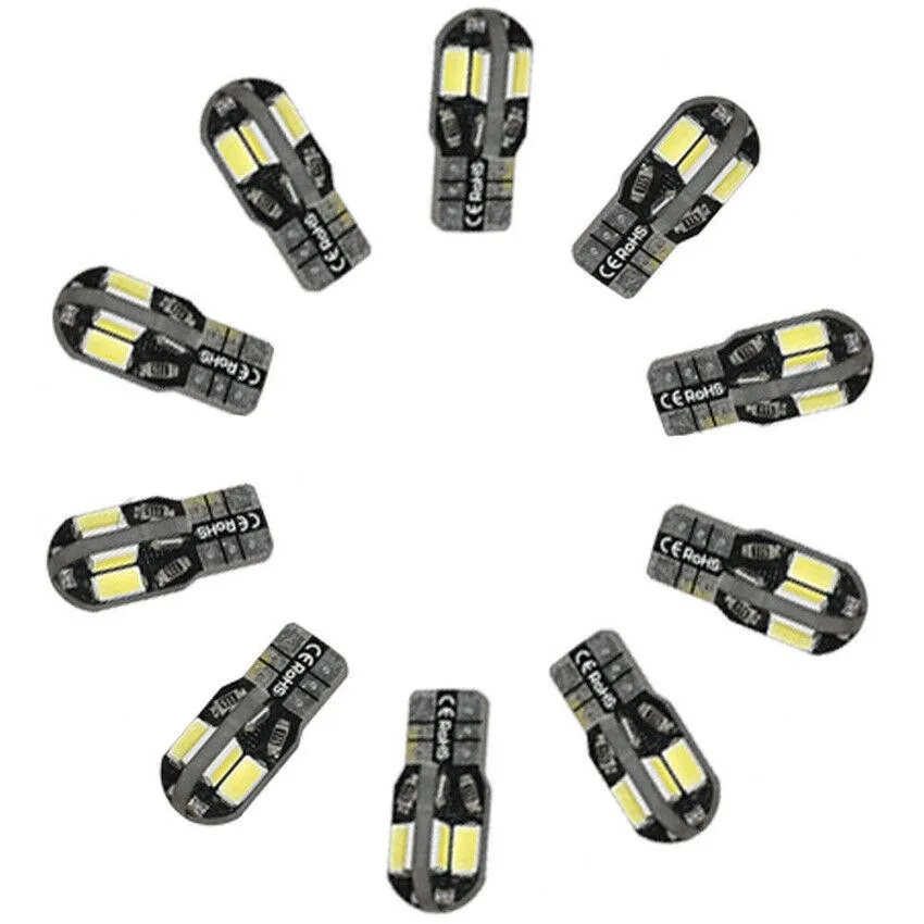 

W5W T10 SMD Light 5730 6000-7000K 8 LED 8 SMD Bulb Car Corner Light DC12V