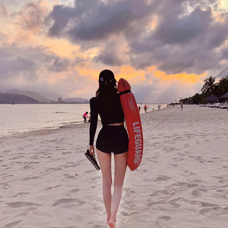 Купальник женский с длинным рукавом | Спорт и развлечения