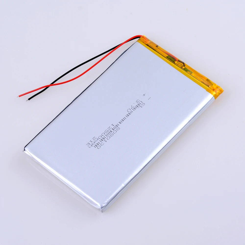 Фото 3,7 V 12500mAh 8080130 литий-полимерный литий-ионный аккумулятор для Mp3 MP4 MP5 GPS PSP mobile bluetooth №5