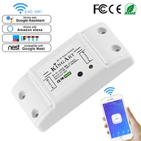 90v 250v wifi smart switch 10a2200w app timer wireless remote switch works with echo google home for household appliances