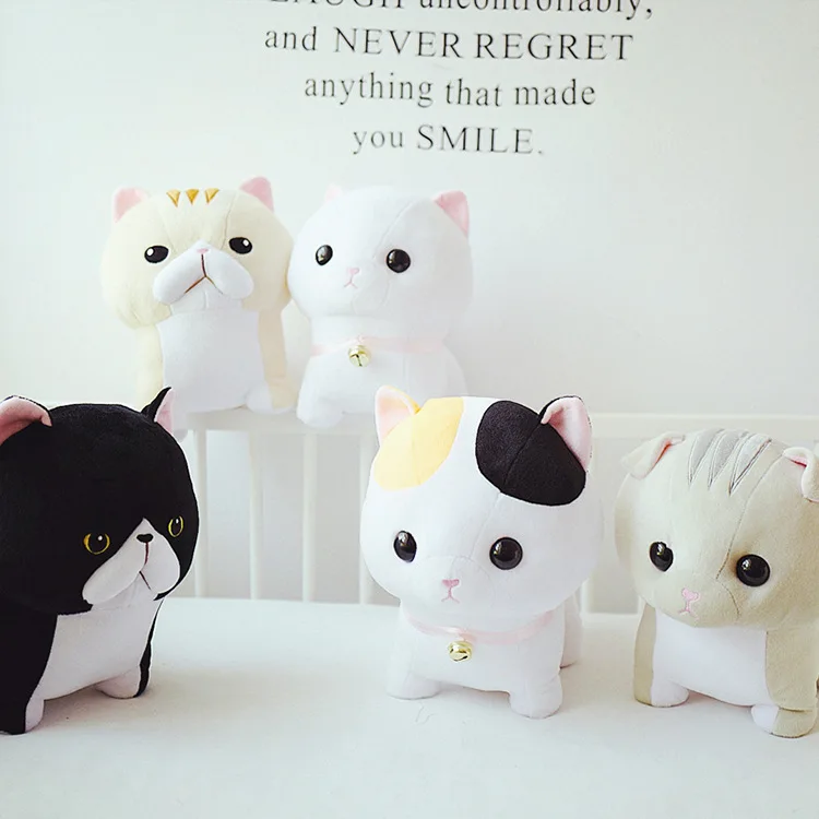 Милый котенок чучело плюшевый Кот плюшевая игрушка креативная кукла мягкая