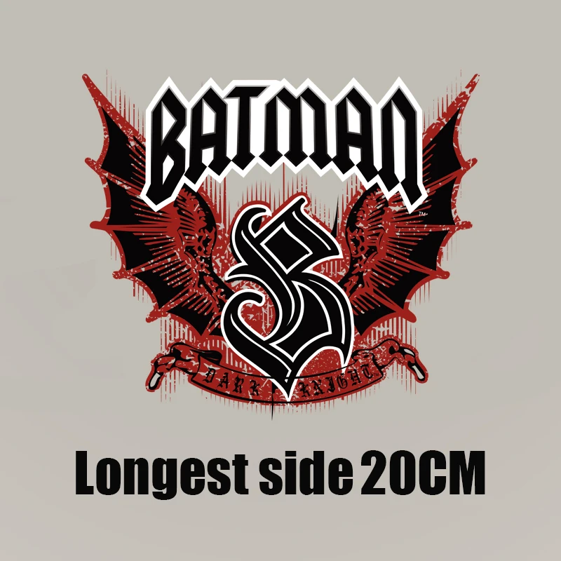Cartoon Batman Men Thermal transfer stickers clothes Fashion boy Ironing patch DIY washable T-shirt | Дом и сад