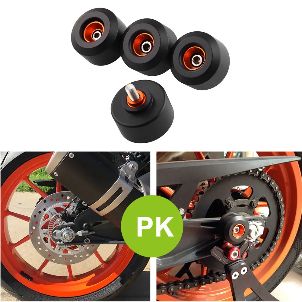 

4 Pcs Motorcycle Fall Protection Frame Sliders Accident Protector For 390 (13-15) DUKE125/200/RC 390 2014-2015/RC 125/200