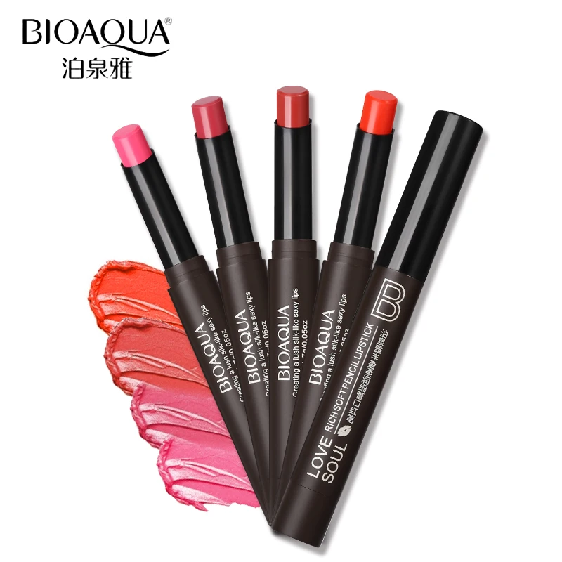 BIOAQUA фирменный Мягкий увлажняющий карандаш для помады питательный бальзам
