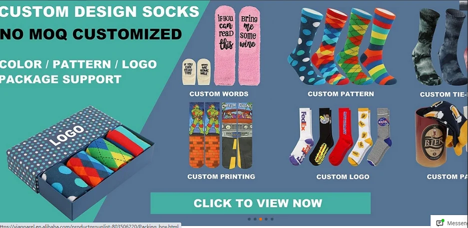 

Custom socks dropshipping supplier Amazon FBA Personalized DIY Sock Gifts Drop shipping Socks Can Put Amazon FBA Label Socks