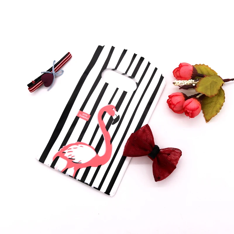 

Оптовая продажа 100 шт./лот 9x15 см Новый дизайн черно-белые полосатые Упаковочные пакеты для подарка маленькие пластиковые ювелирные изделия