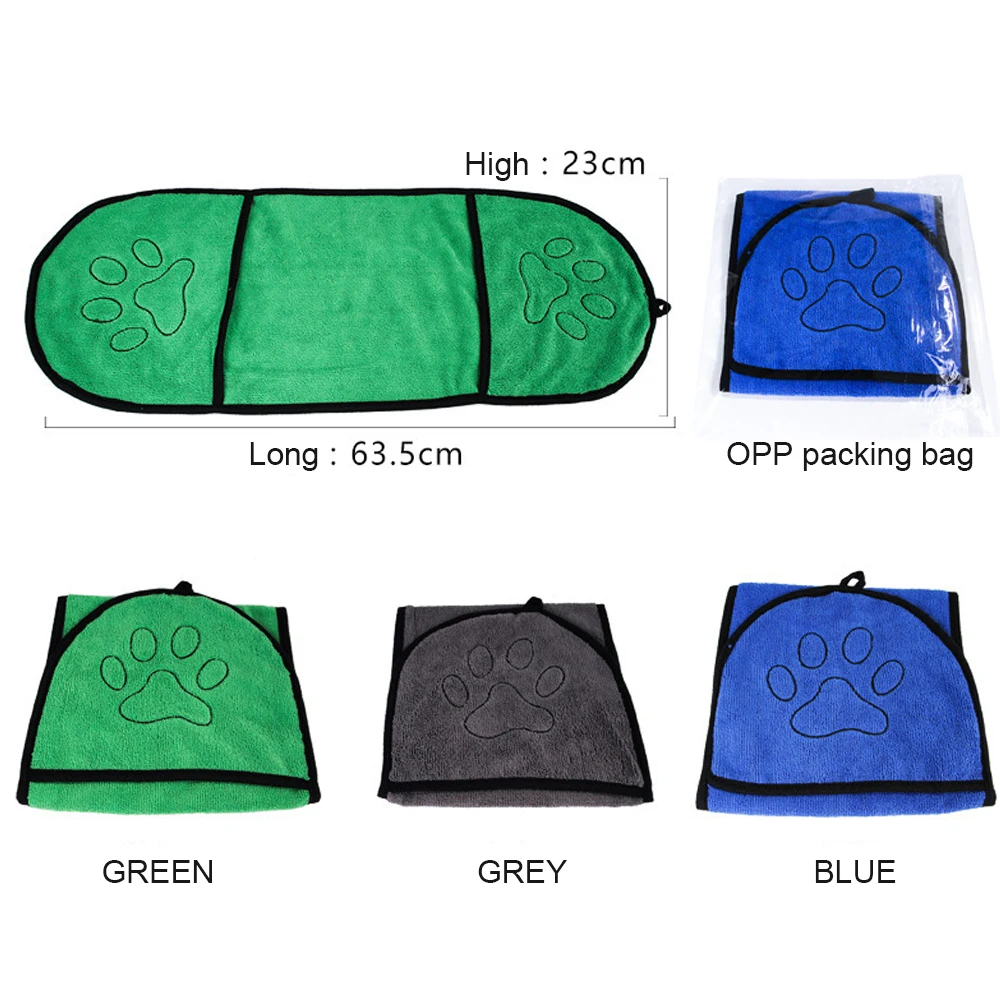 Впитывающее полотенце для собак из микрофибры банное полотенца сушки домашних