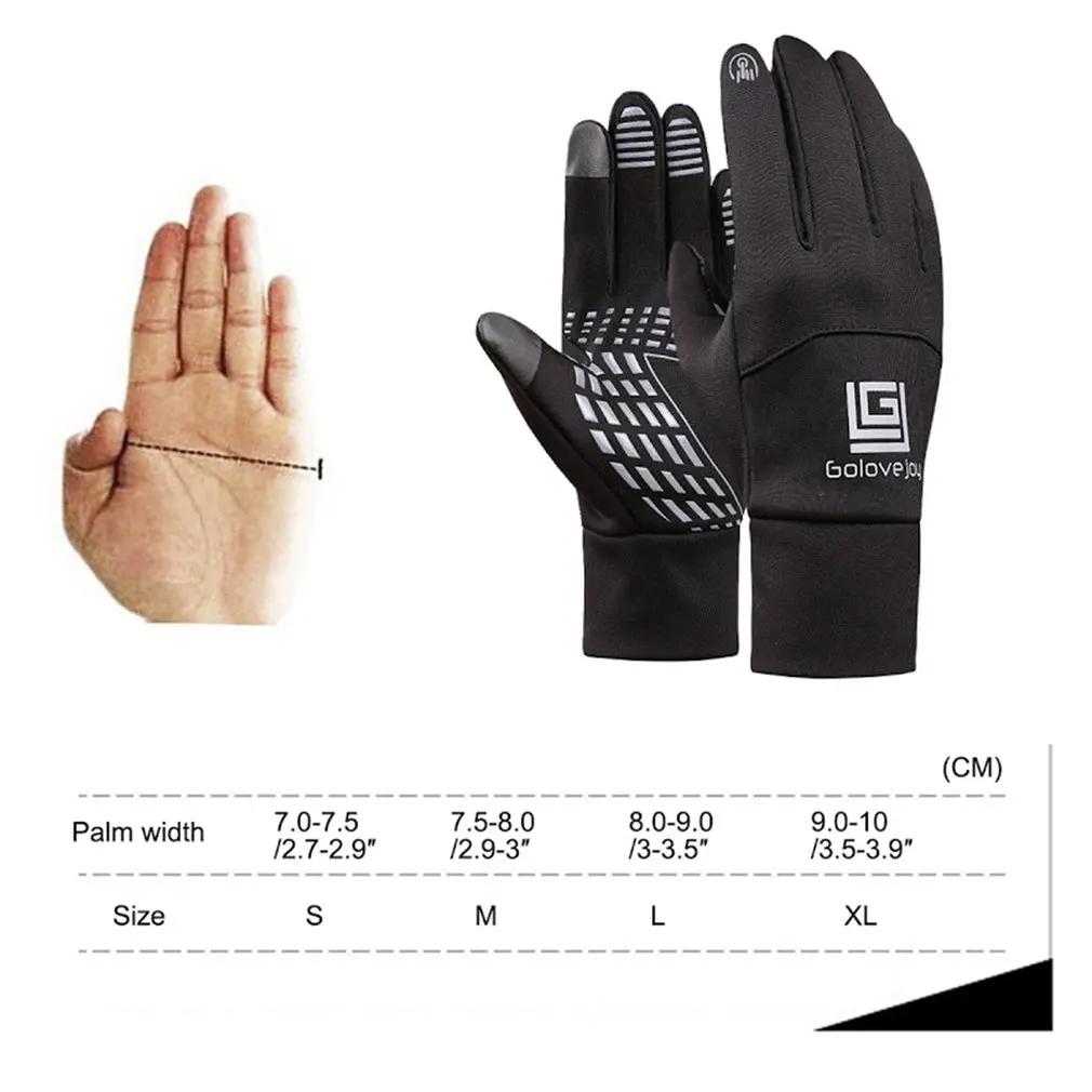 

Winter Warm Gloves Wool Fleece Windproof Warm Touch Screen Gloves Outdoor Mountaineering Ski Bike Gloves