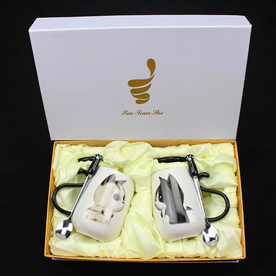 Креативный милый кот Керамика кружка Кофе чашки эспрессо Tazas де a Creativas посуда