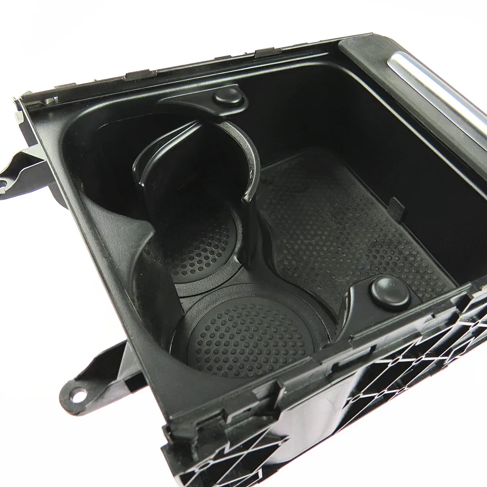 

SCJYRXS 3CD858329A 3CD 858 329A 3CD 858 329 A Black Armrest Central Console Louver Cup Drink Holder For Passat B6 B7 CC
