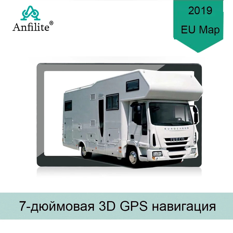 Anfilite 7 дюймовый HD емкостный экран для кемпинга автомобиля/грузовика GPS навигатор