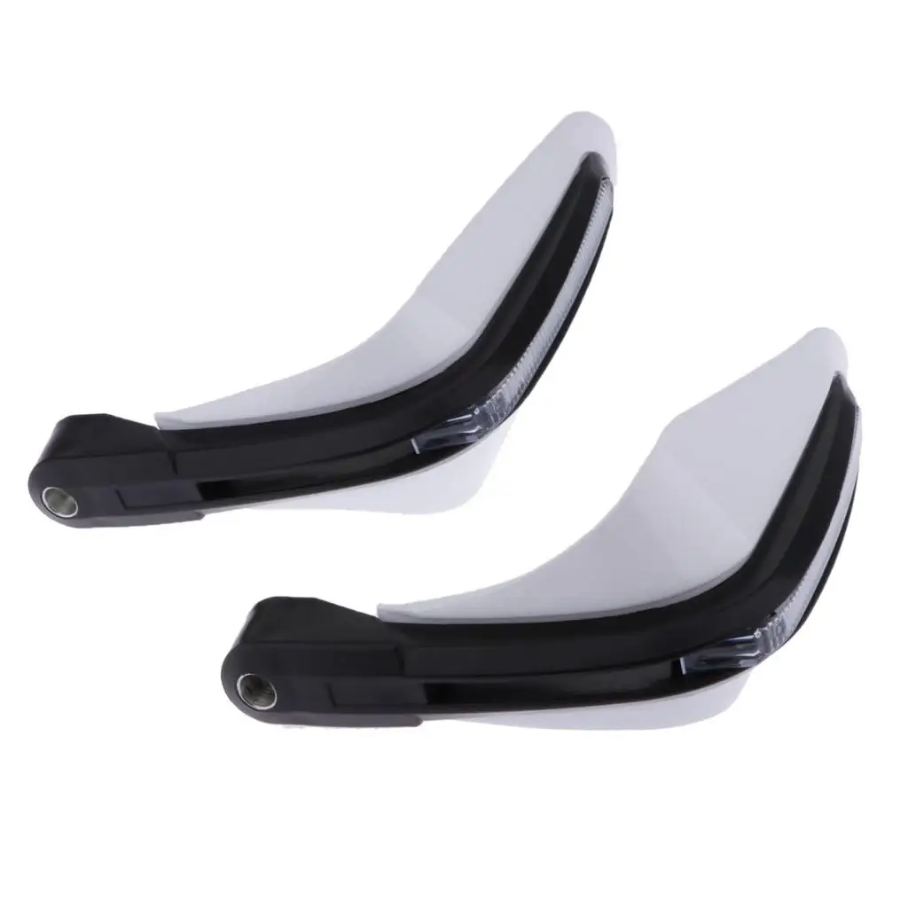 2PCS Motorcycle Handlebar Brush Bar Handguards Wind Guard with LED Indicators Lights Universal Fit for Motocross Dirt Bike | Автомобили и