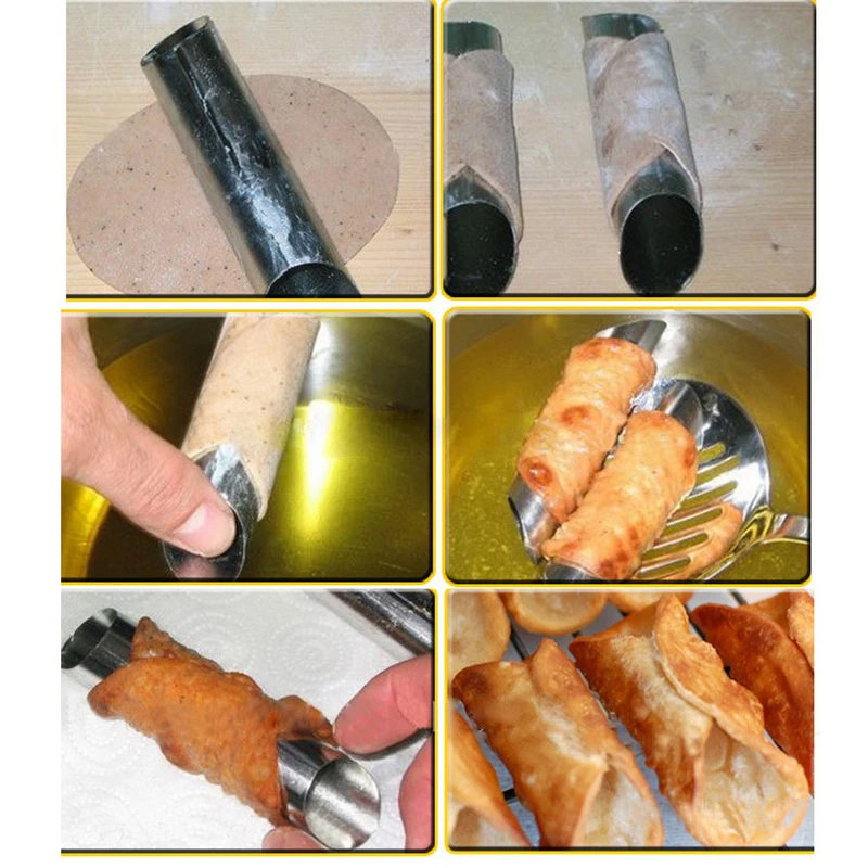 5 шт./компл. Аксессуары для выпечки шт./лот конусы из нержавеющей стали трубок