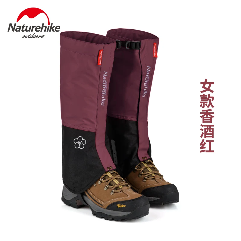 Naturehike походные гетры для походов, альпинизма, лыжного спорта, водонепроницаемые сапоги, гетры, теплые зимние гетры - Цвет: Women red