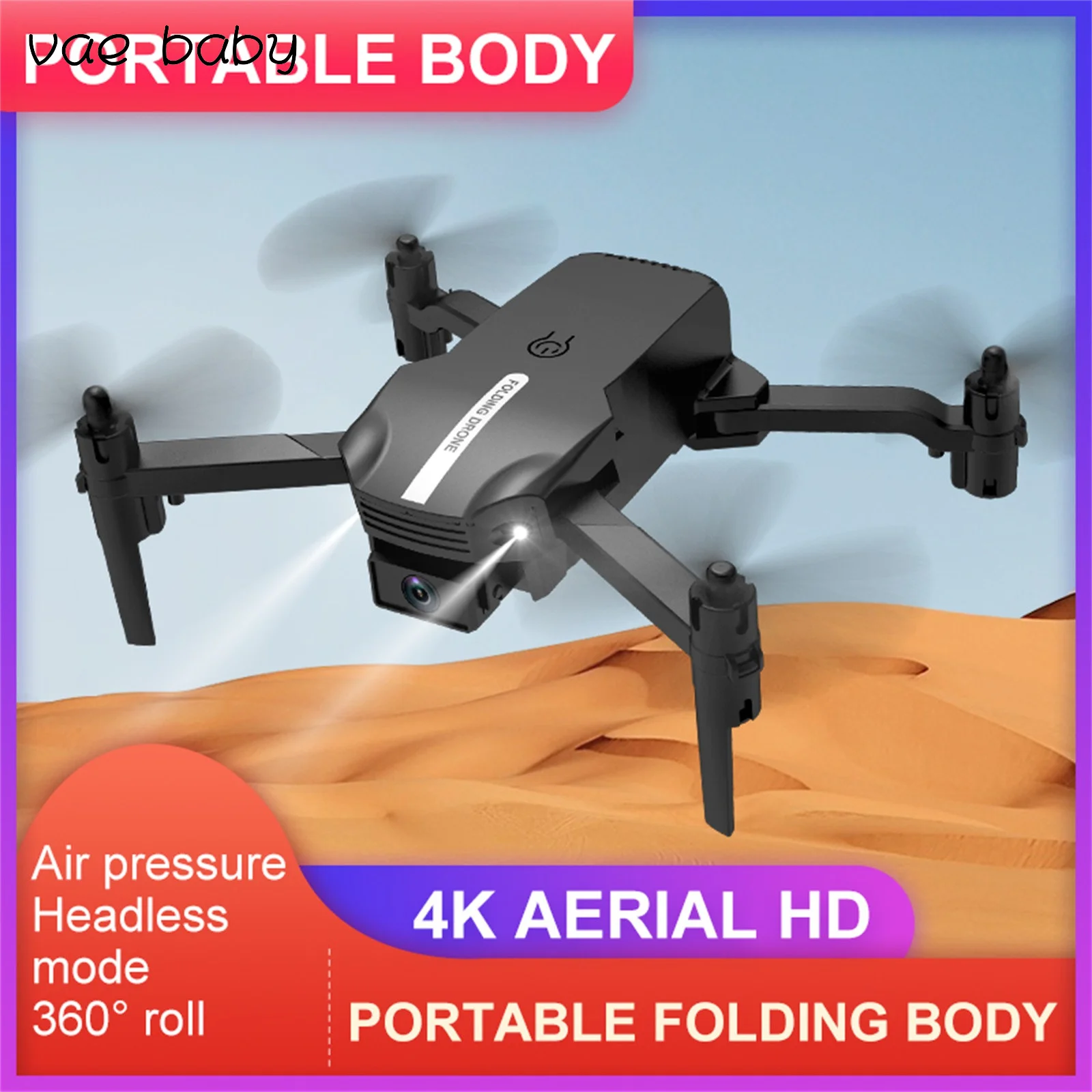 

Складной Дрон для аэрофотосъемки S1, Квадрокоптер с долгим сроком службы, двойная камера 4K, Дрон с дистанционным управлением, летательный ап...