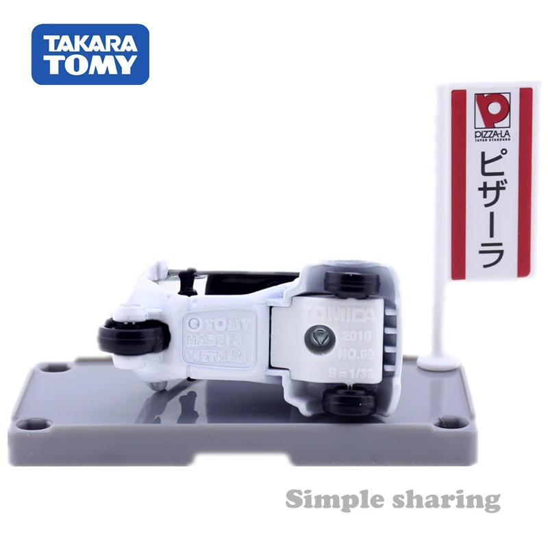Takara Tomy Tomica No.99 Honda Gyro канаполь пицца ла масштаб 1/39 металлический литый автомобиль