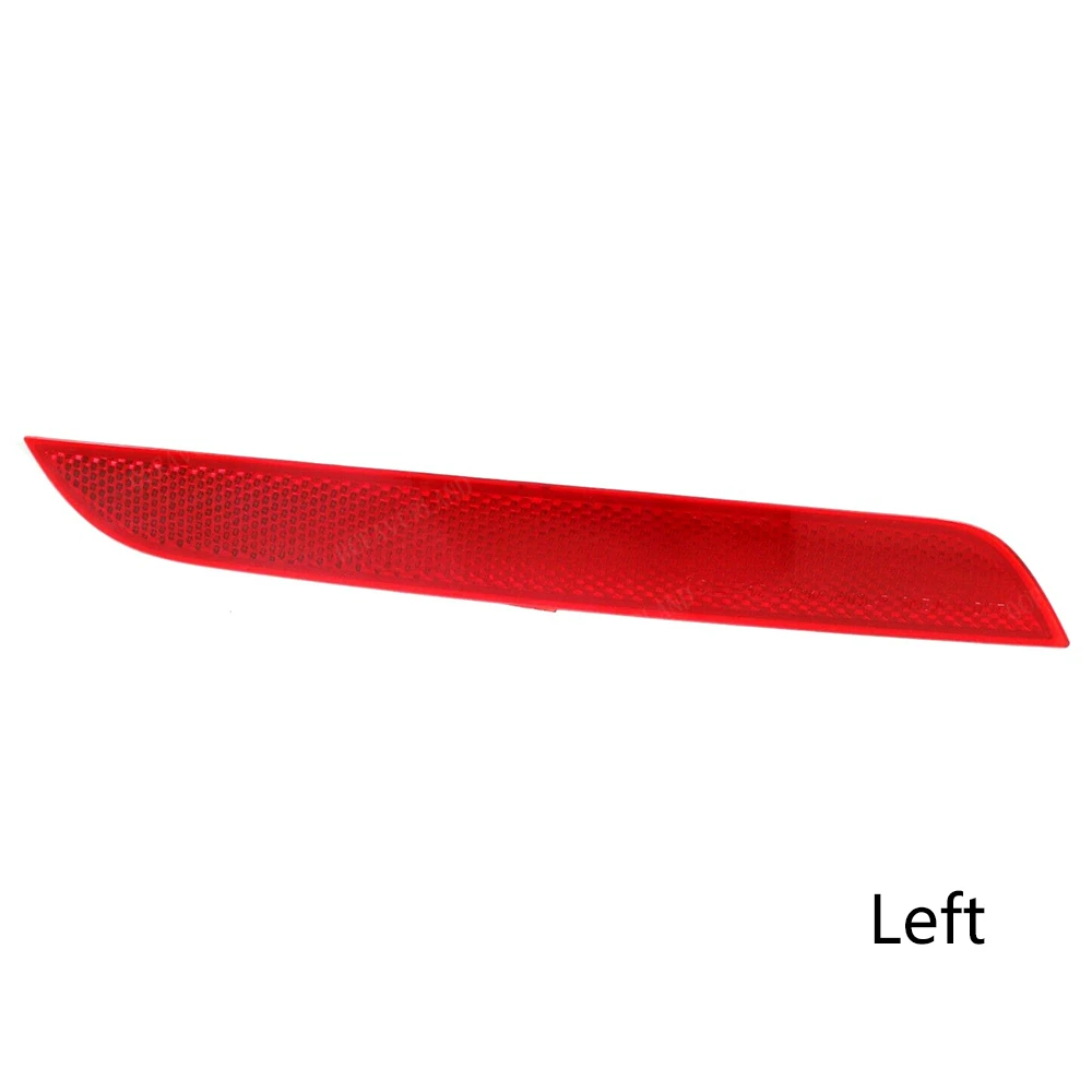 Пара отражателей для заднего бампера Левая Правая сторона пластиковые красные