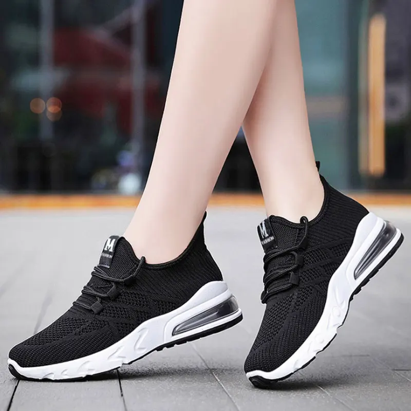 

Autumn Women's Sneakers Summer Mesh light Chunky Trainers Lace Up Female Platform Designer Sneakers Women Sport Running Shoes