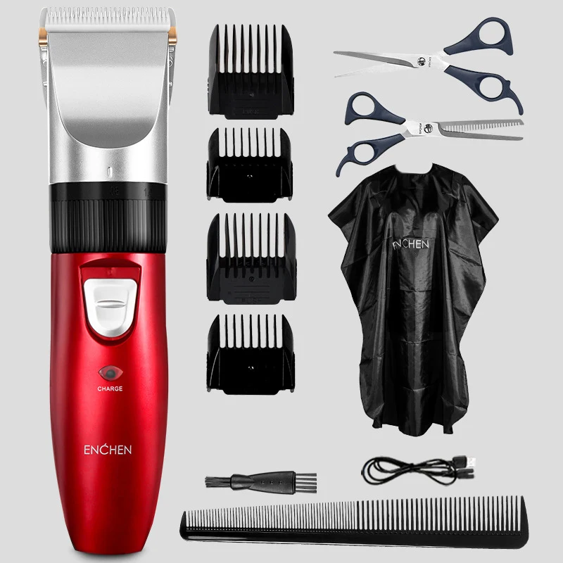 Популярный брендовый электрический комплект для стрижки волос перезаряжаемая