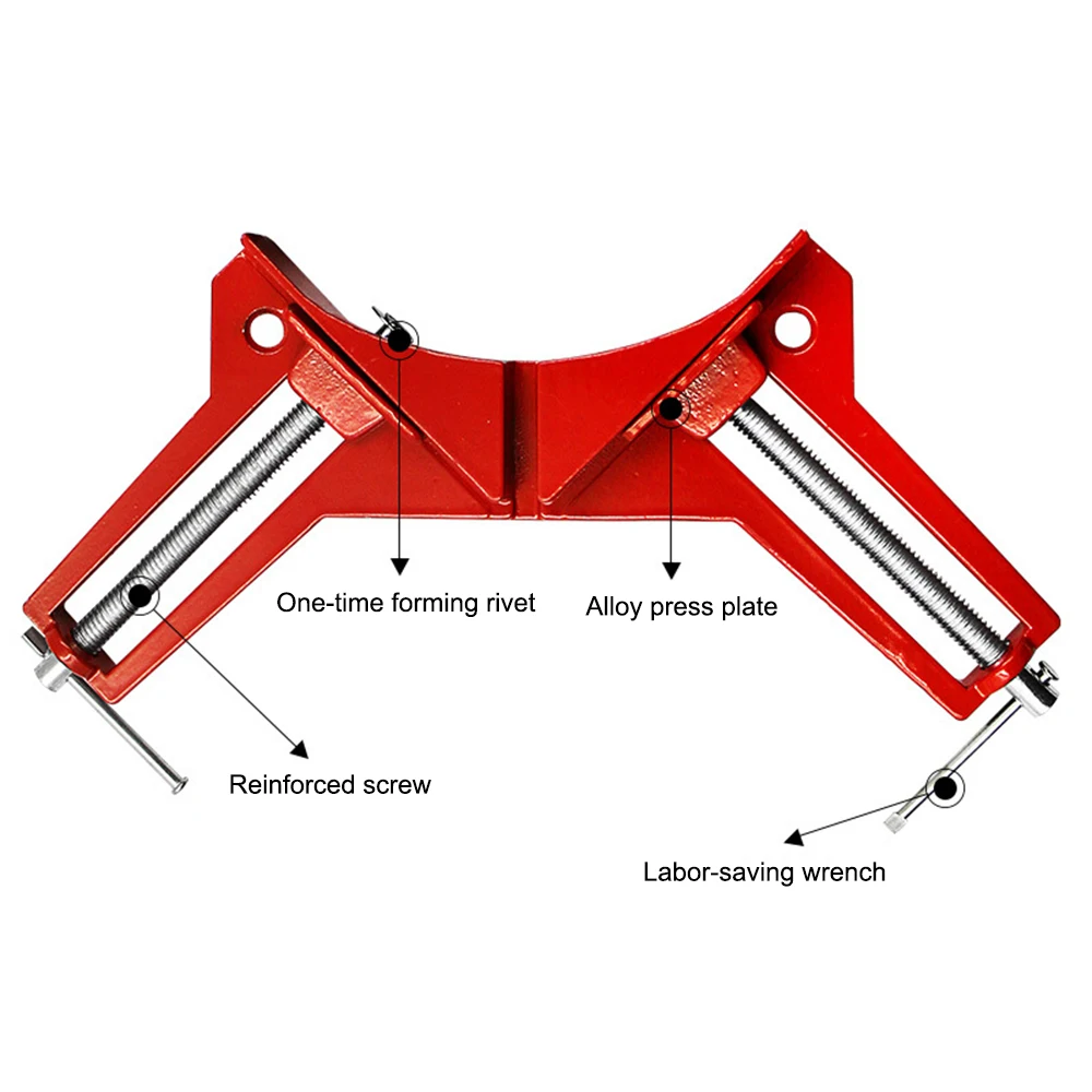 

90 Degree Positioning Block Frame Clip Right Angle Clamp Diy Corner Clamps Profession High Temperature Forging Integral Molding
