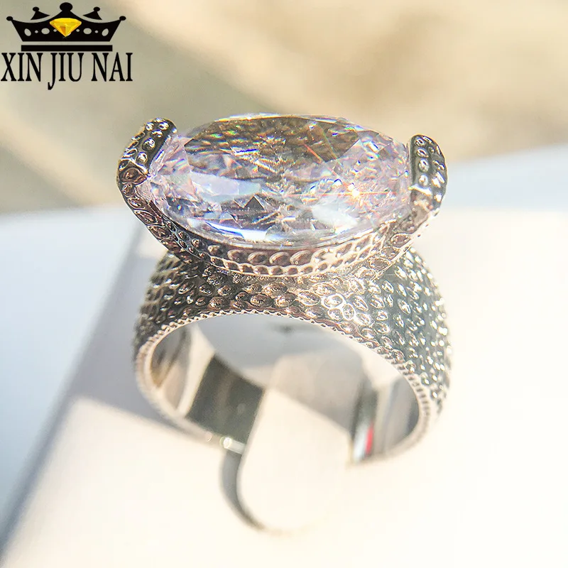 Женское кольцо из серебра 925 пробы с фианитом|Кольца| |