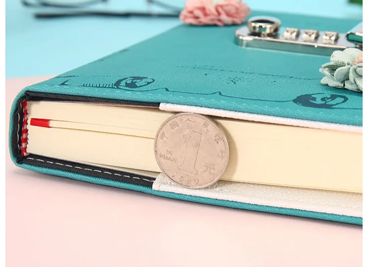 B6 милый портативный дневник записная книжка с кодовым замком Kawaii запись многоразового использования блокнот с кодовым замком ежемесячный планировщик дня пули журнал