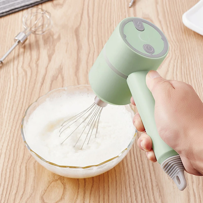 

Wireless Electric Hand Food Mixer Rechargeable Mini Hand Blender Kitchen Tool Egg Whisk Milk Frother For Kitchen Baking Cooking