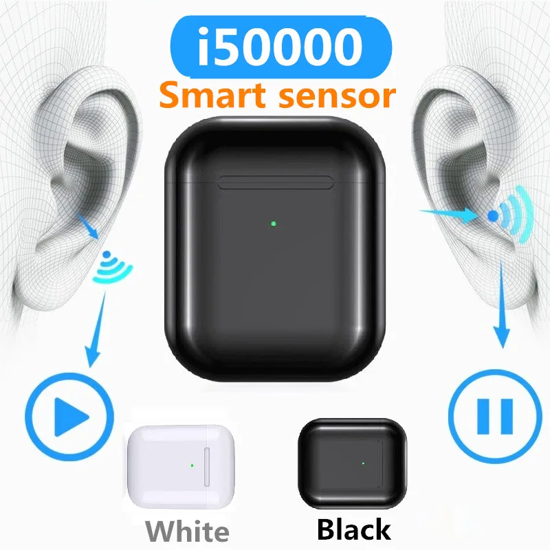 I90000 TWS беспроводные наушники Air 2 Bluetooth 5,0 наушники-вкладыши обнаружения супер бас наушники HD микрофон вызов PK i5000 i90000 TWS
