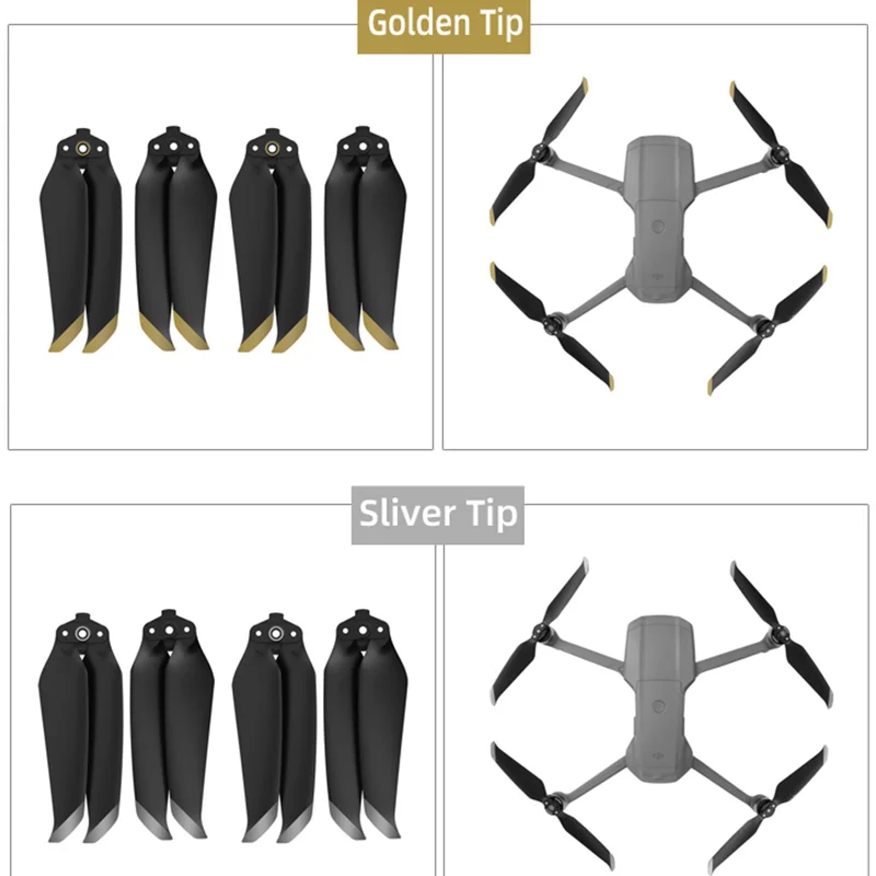 Пропеллеры Mavic Air 2 7238F с низким уровнем шума аксессуары для Дронов|Пропеллеры| |