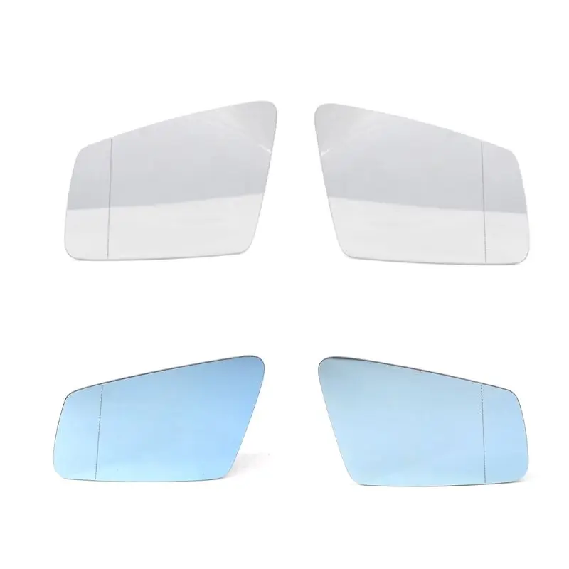ימין ושמאל צד Rearview מראה זכוכית לבן/כחול החלפה עבור מרצדס בנץ W212 204 221 2128100121 2128102521