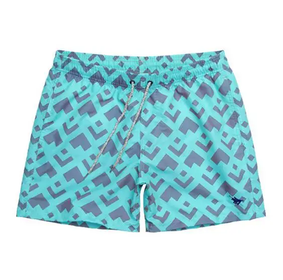 

New Men's Sports Shorts Surf Pants Print Color Summer Beach Pants