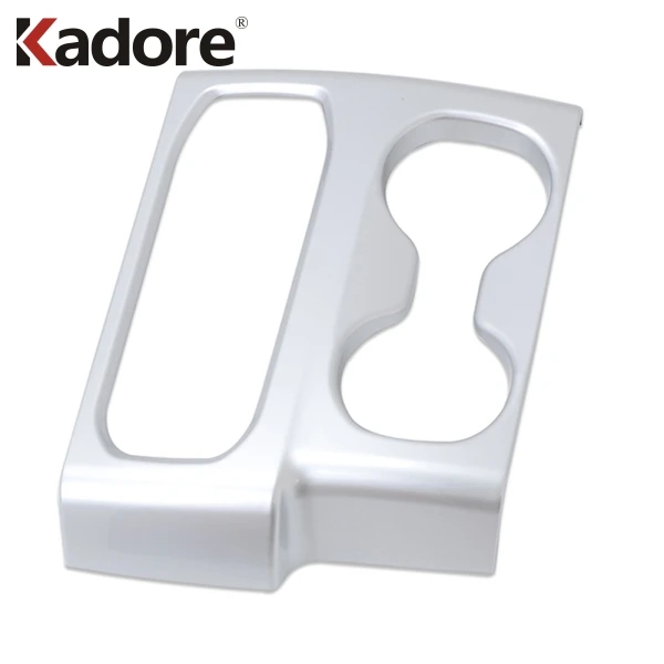 ABS Matte Plastic Для hyundai Santa Fe карбоновый подстаканник декоративная рамка наклейка крышка наклейка покрытие аксессуары для автомобиля - Название цвета: ABS Matte Plastic