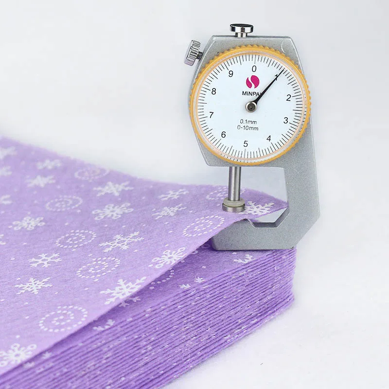 Светильник розового цвета с принтом снежинки ткань Войлок из нетканого