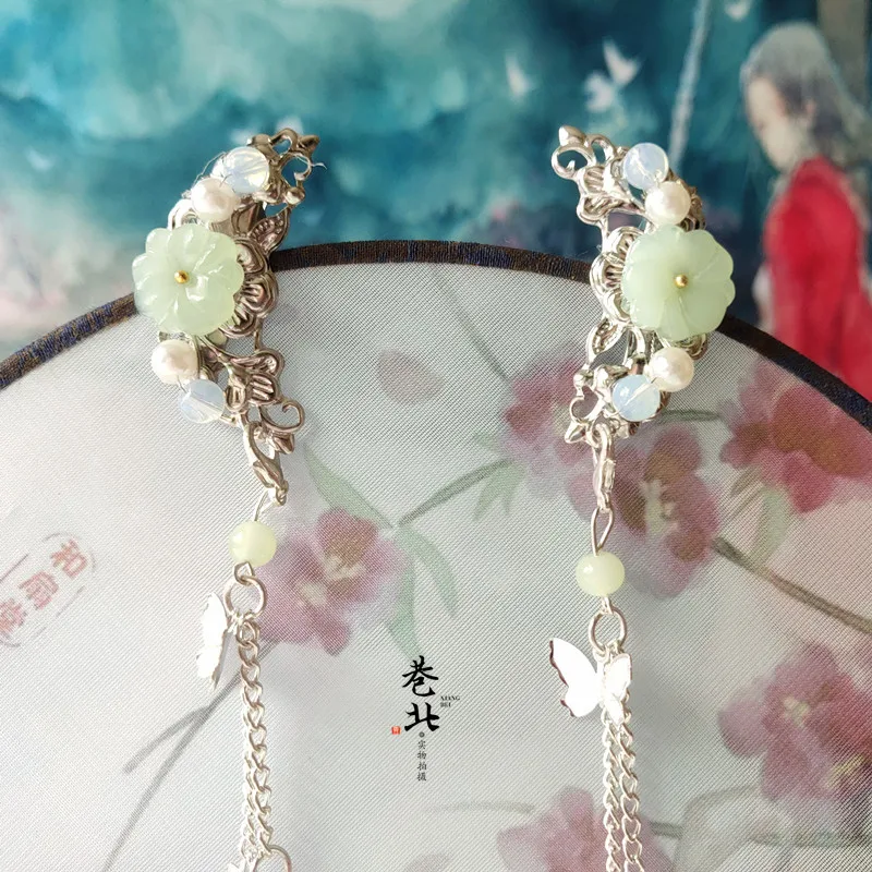 Звездная луна фея головной убор шпилька кимоно hanfu свежие Аксессуары для волос