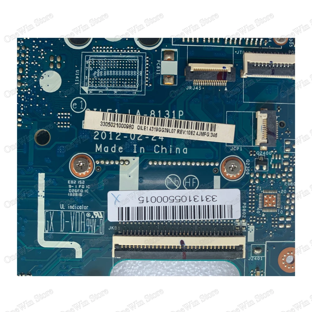 Intel HM77 for Edge E430 3254 6271 ThinkPad E430c 3365 Lenovo B430 6270 Laptop Motherboard QILE1 LA-8131P 04W4018 04Y1168 | Компьютеры и