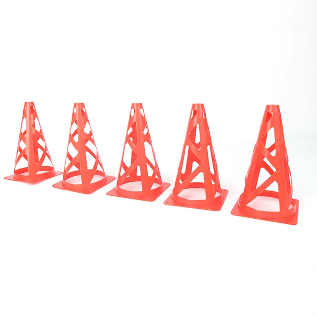 

5PCS/Set 23cm Training Sport Safety Traffic Marker Cone Football Roller