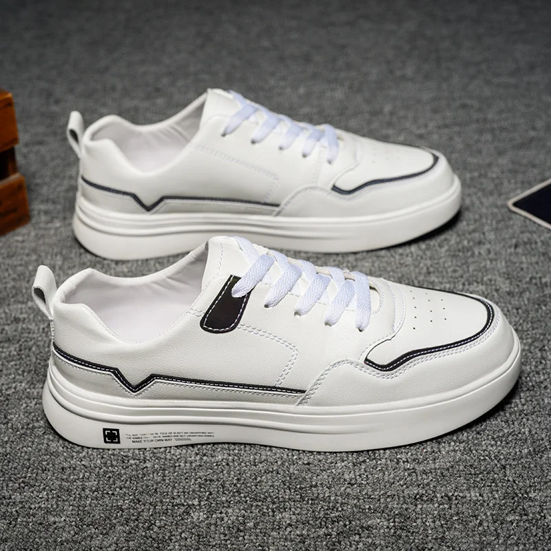 

Plus Size 39-44 Spring Autumn Men's Patchwork Canvas Flat Shoes Fashion Lace-up Breathable Casual Shoes Male Outdoor Sneakers