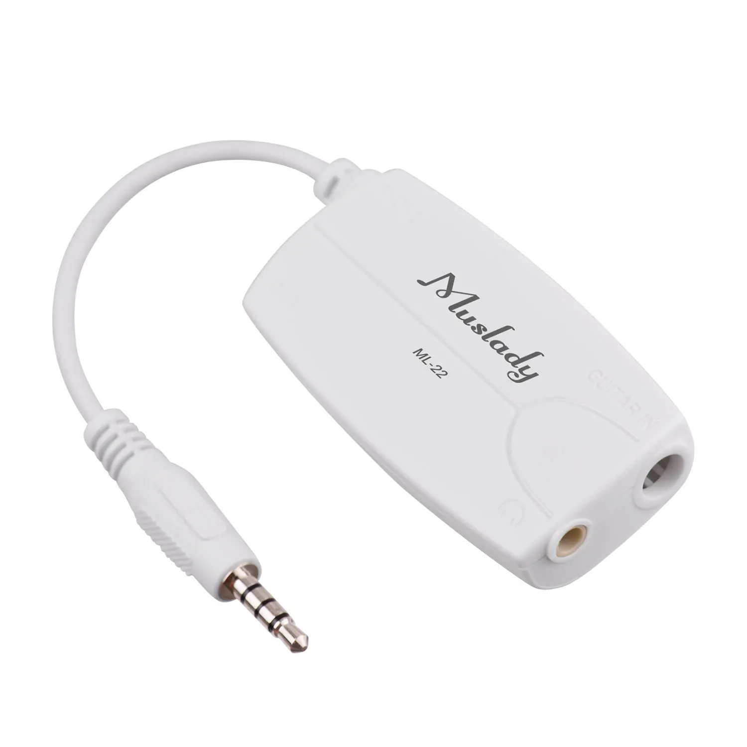 Muslady ML-2 гитары разъем адаптера конвертер электрическая бас-гитары для Мобильный