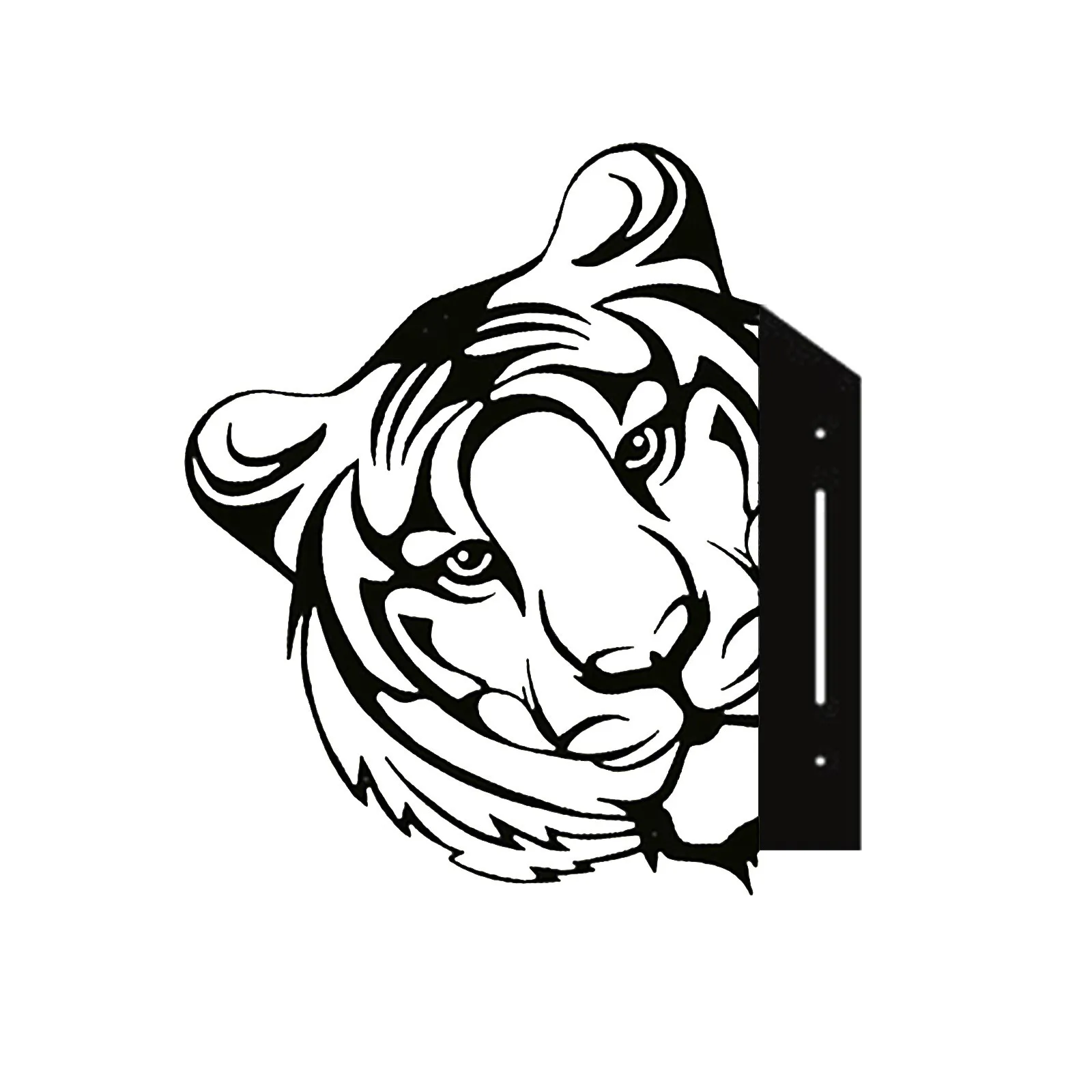 Уличное украшение для сада стены забора фермы животные глаз крупный рогатого