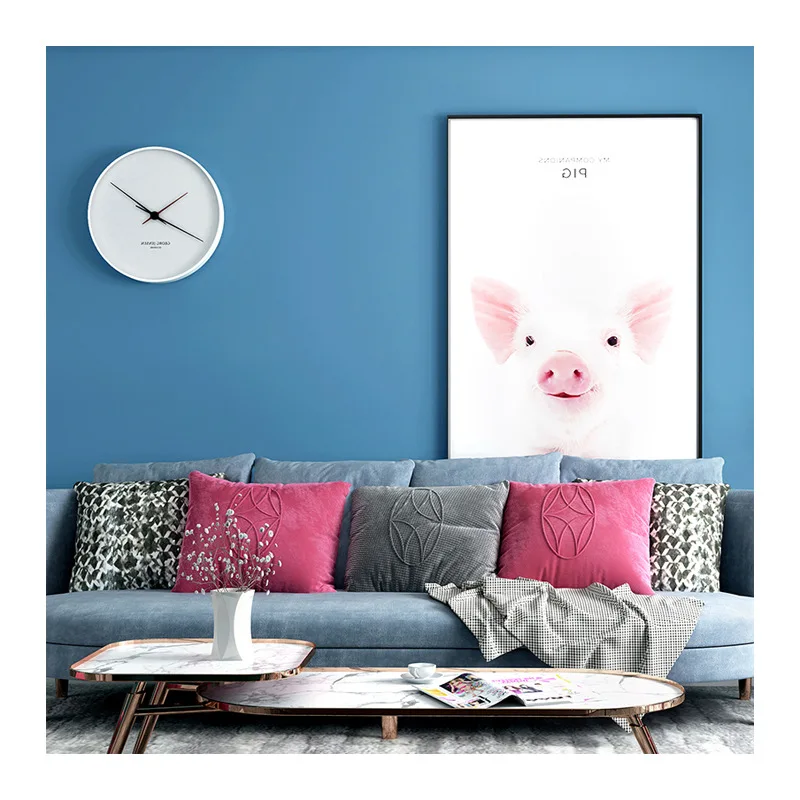 

[Waterproof Stain-Resistant] Mediterranean Wallpaper Plain Light Blue Bedroom Living Room Television Background Wall Wallpaper