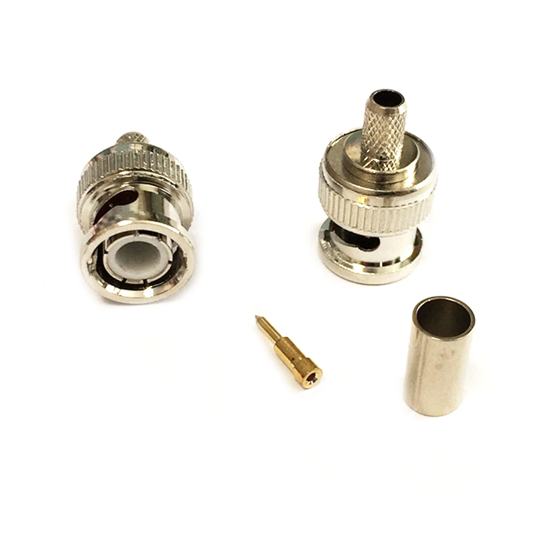 1 шт. BNC штекер RF коаксиальный соединитель обжимной RG58 RG142 RG400 LMR195 кабель прямой