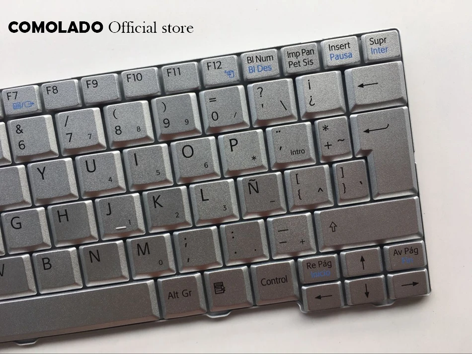 Латиноамериканская Серебряная клавиатура для ноутбука Sony Vaio VPC M VPCM12 VPCM120AL M12 M13 LA