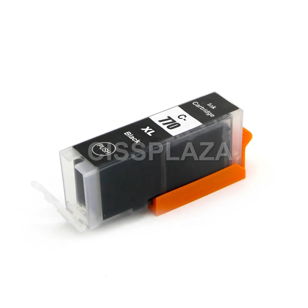 CISSPLAZA 5 шт. совместимый чернильный картридж PGI770 CLI771 770XL с чипами полностью Canon PIXMA
