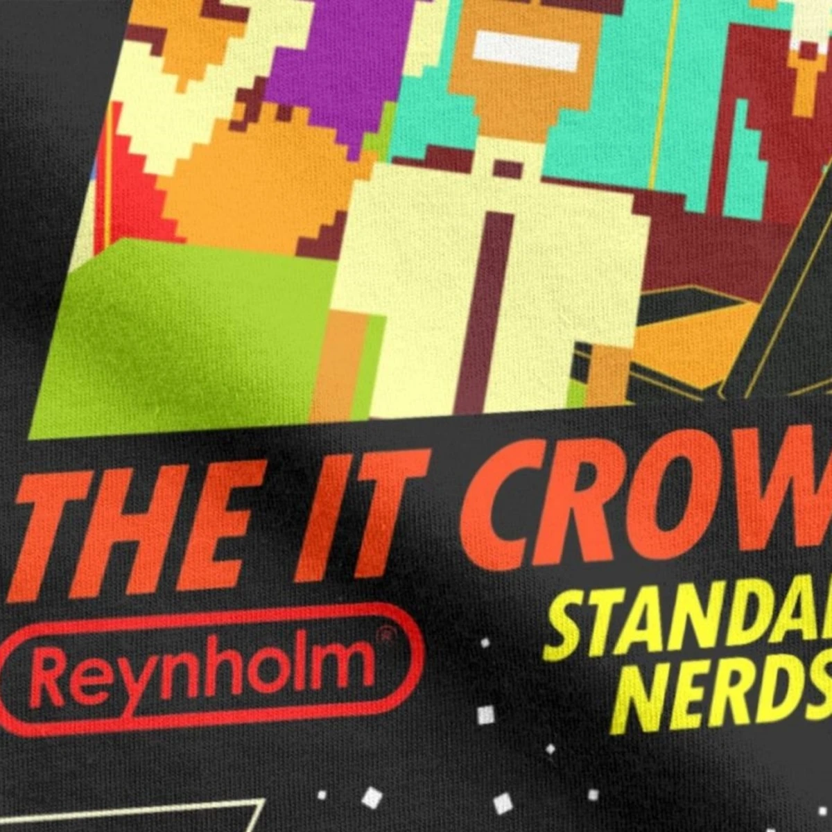 Мужская Винтажная Футболка с принтом &quotThe It толпа Nes 8 Bit Game&quot | одежда
