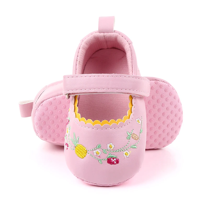 

Baby Girl Shoes Cute Bowknot Newborn Shoes Soft Bottom Anti Slip Toddler Girls Princess Shoes Infant First Walkers