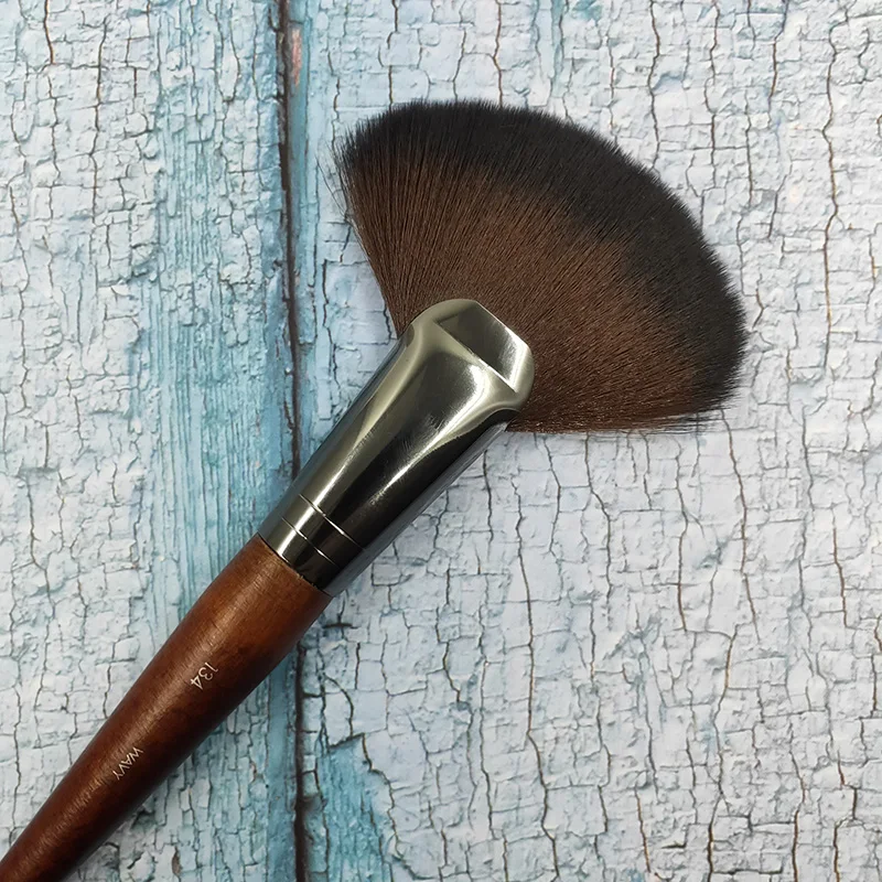 1 шт. Европейская ретро деревянная ручка веерообразная кисть для пудры краска