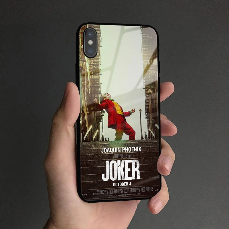 Пленка Joker Joaquin Phoenix мягкий силиконовый стеклянный чехол для телефона apple iPhone 6 6s 7 8 Plus X XR XS 11 PRO MAX - Цвет: iD 78