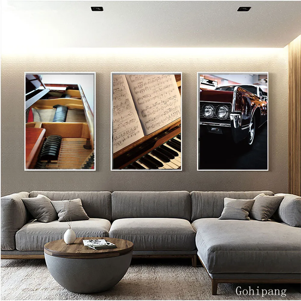 Постеры с изображением классической музыки холст гитары на стене художественные