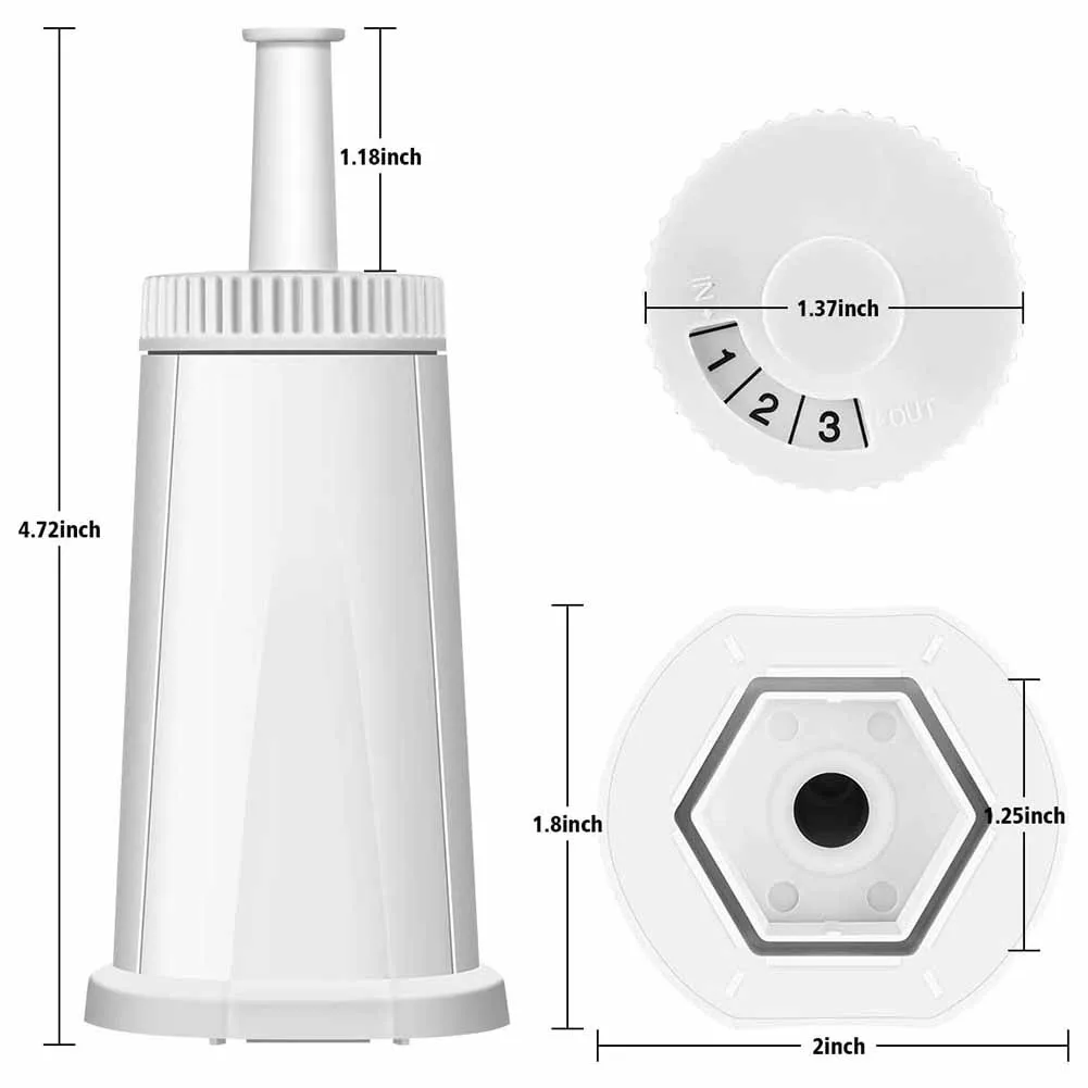 Сменный фильтр для кофемашины SES008WHT0NEU1 BES008 воды пластиковый картридж мягкий и
